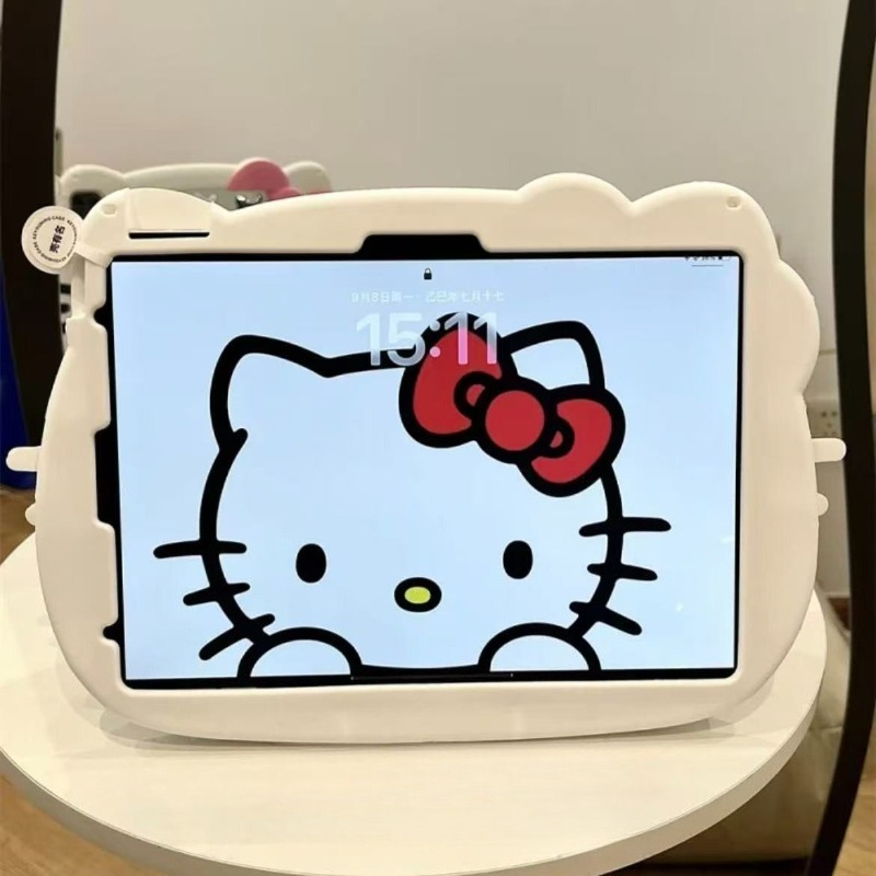 Case With Pencil Holder - Anime Sanrio Hello Kitty Cute Big