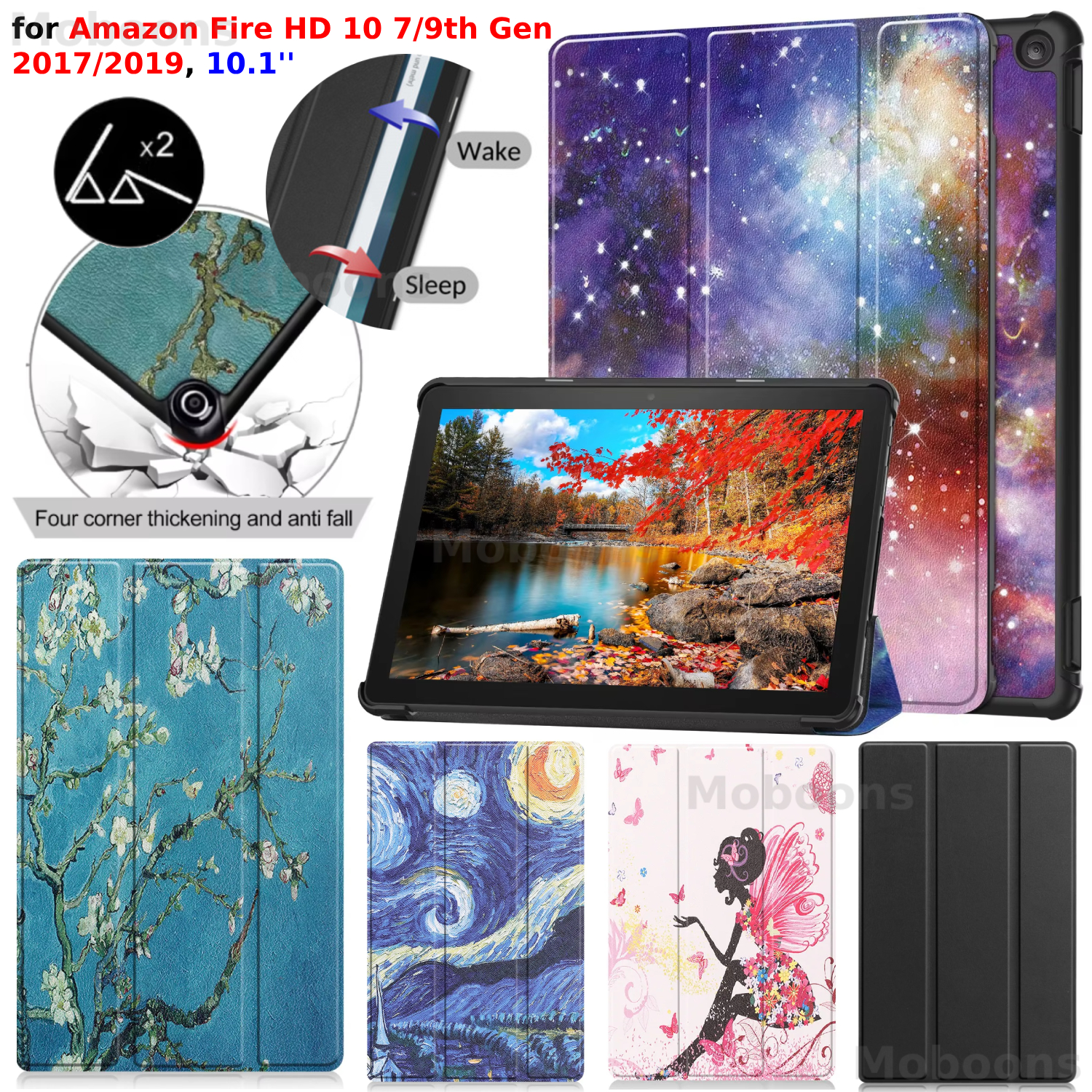 Kindle Tablet Accessories - For Amazon Fire HD 10 7th