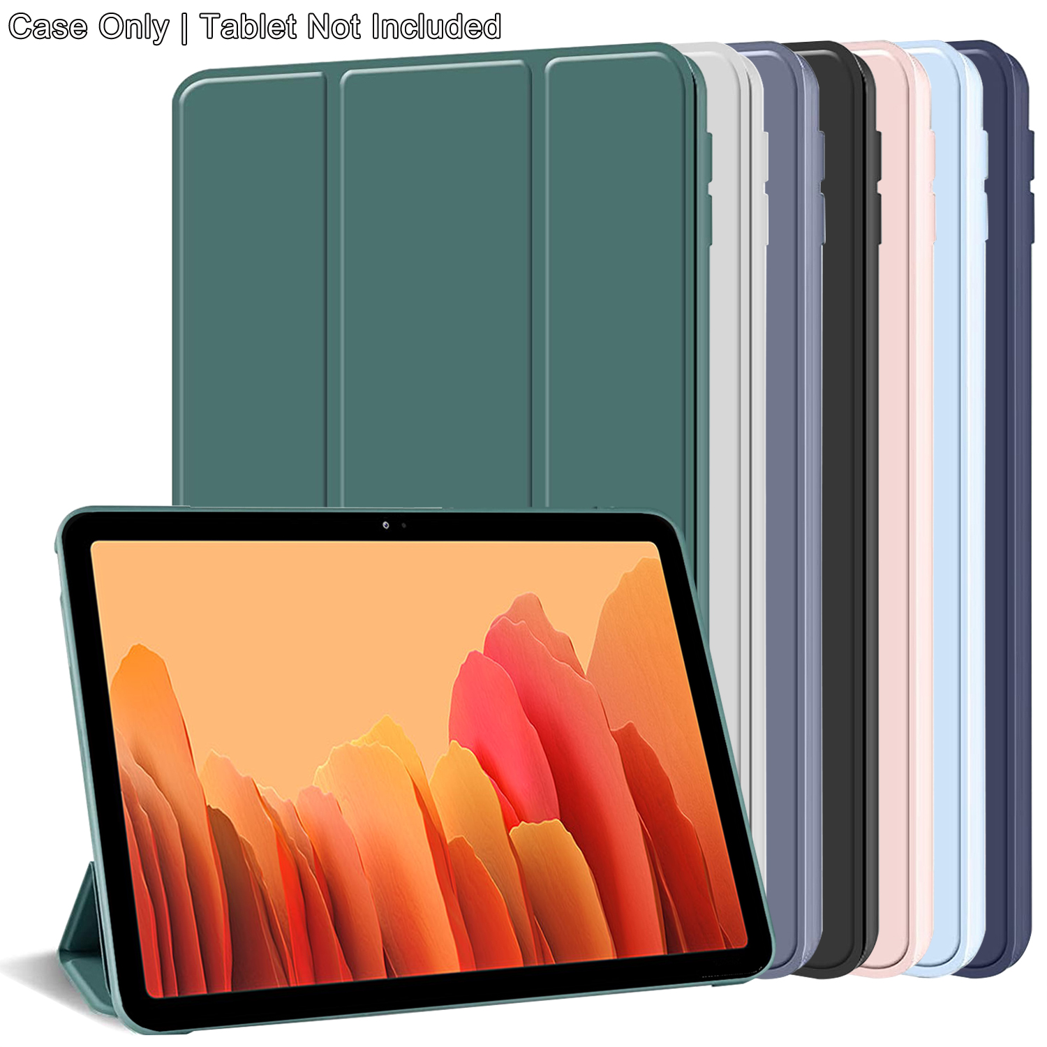 Tri-fold Flip Case For Samsung - огляд і ціна Samsung Tablet With Accessories