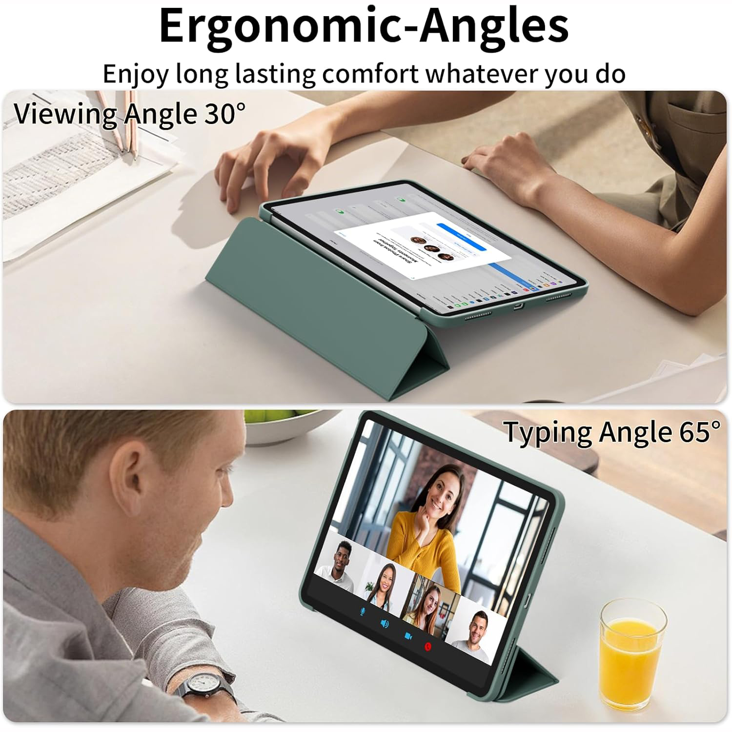 Tri-fold Flip Case For Samsung - огляд і ціна Samsung Tablet With Accessories