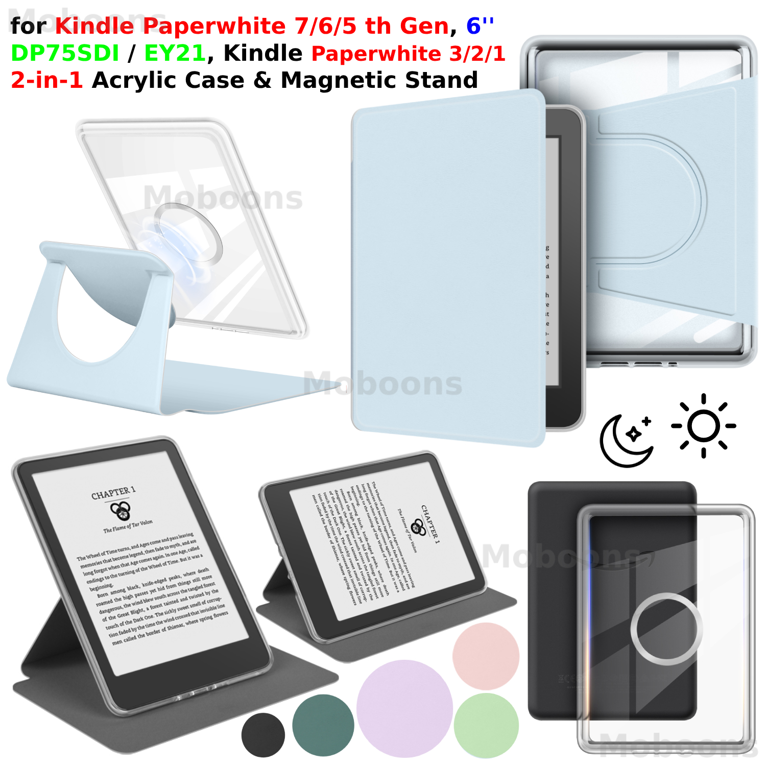 For Kindle Paperwhite 7th 6th  - огляд і ціна Kindle Tablet Accessories