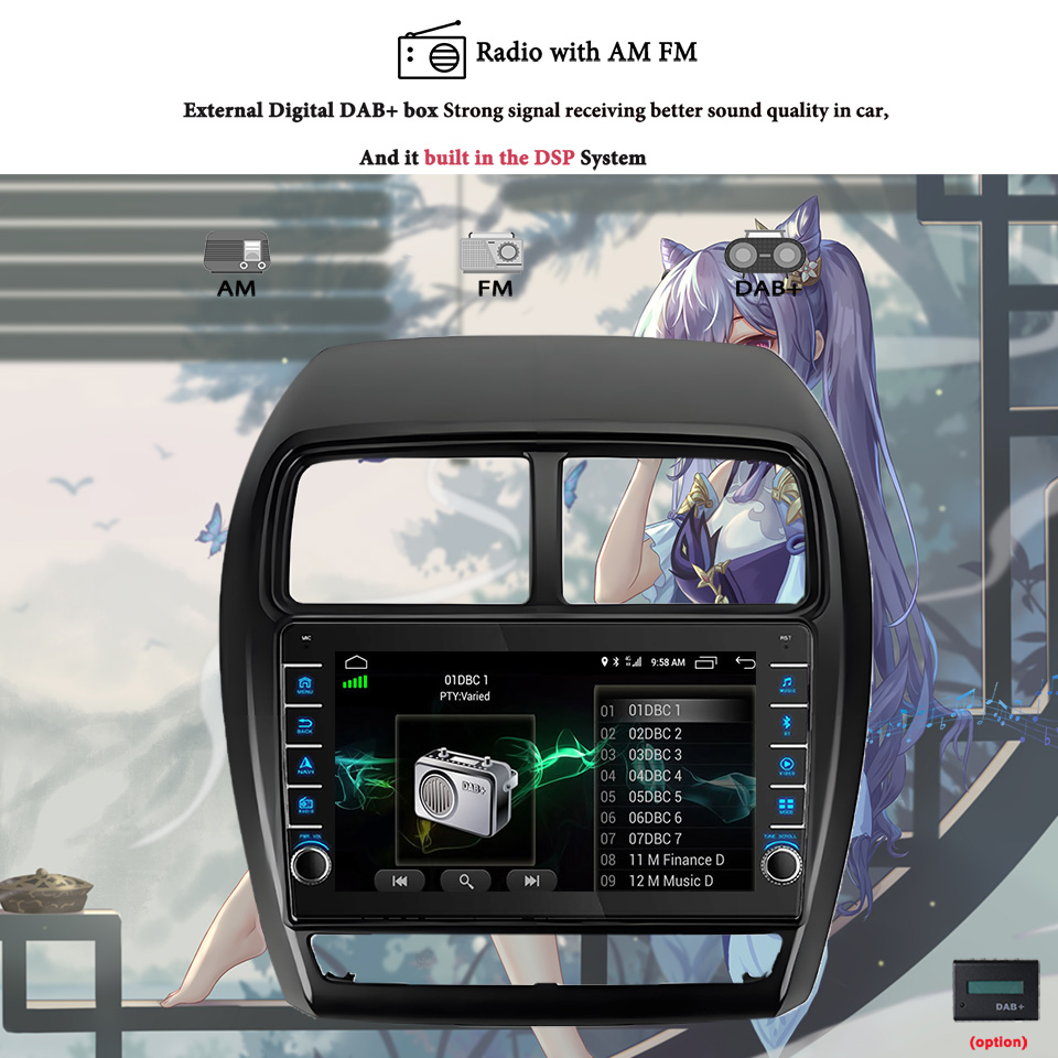 8G+128G Android 14 For Mitsubi - огляд і ціна Tablet Danish Mobile & Accessories