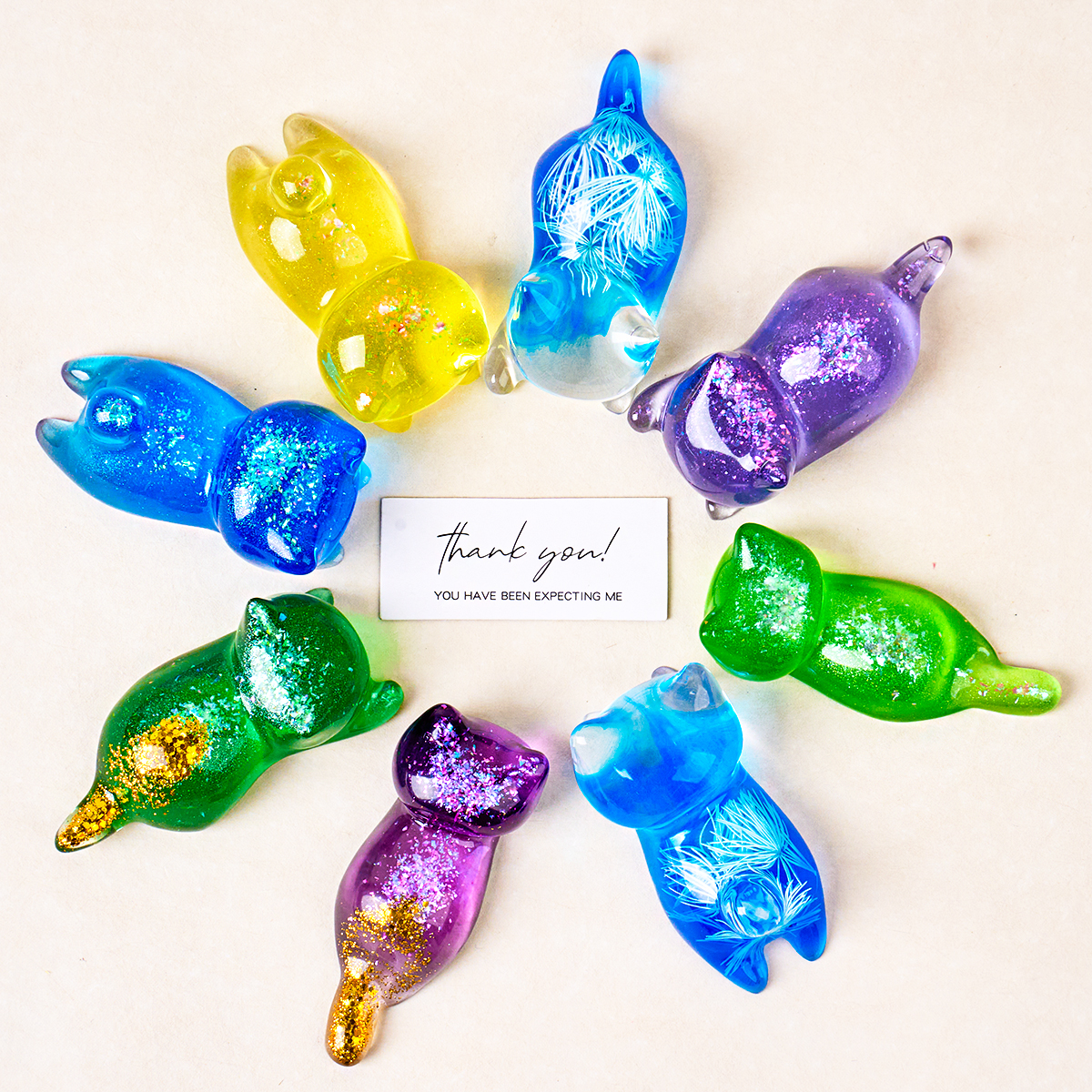 3D Cat Crystal Epoxy Resin Mol - огляд і ціна Case With Pencil Holder
