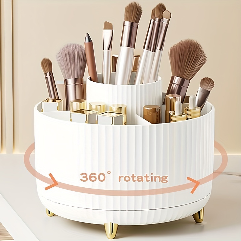 Rotatable Makeup Desktop Cosme - огляд і ціна Case With Pencil Holder