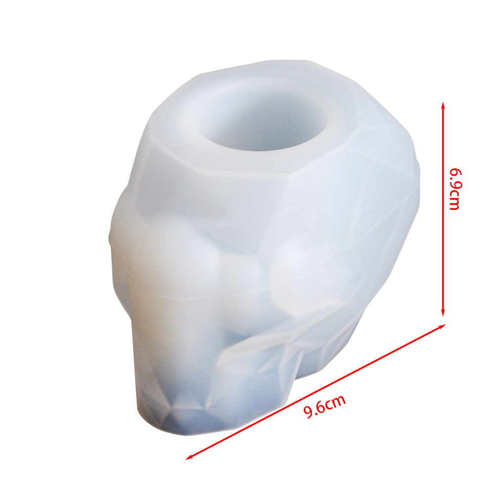 Skull Shape Mold Pen Holder Si - огляд і ціна Case With Pencil Holder