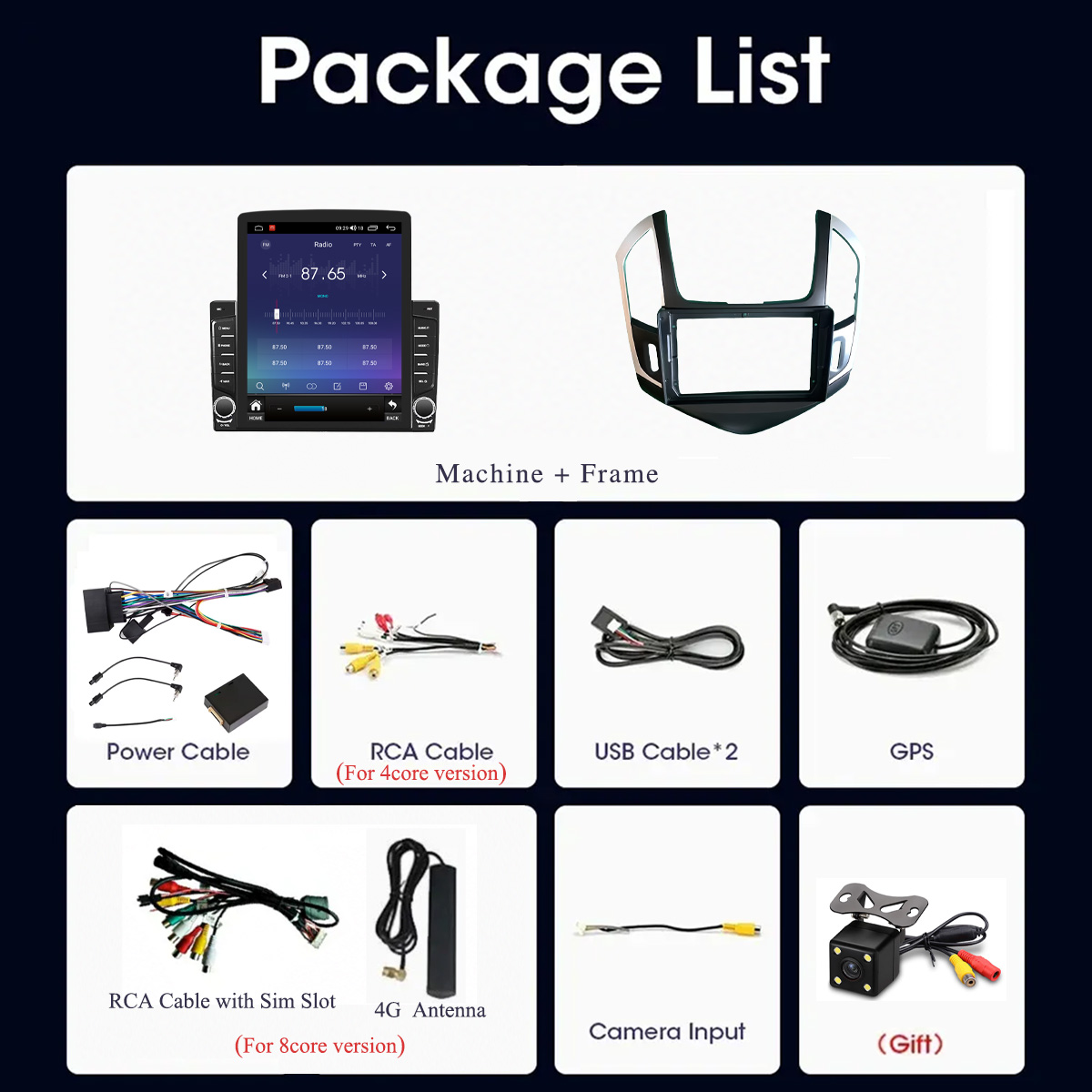 8G+128G Android 14 For Chevrol - огляд і ціна Tablet Danish Mobile & Accessories