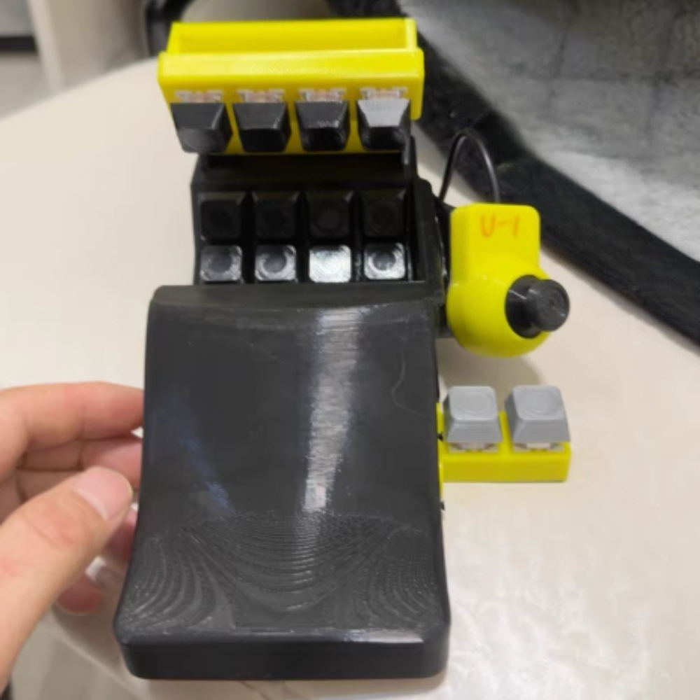 One Handed Gaming Keyboard Cus - огляд і ціна Tablet Accessories 3D Print