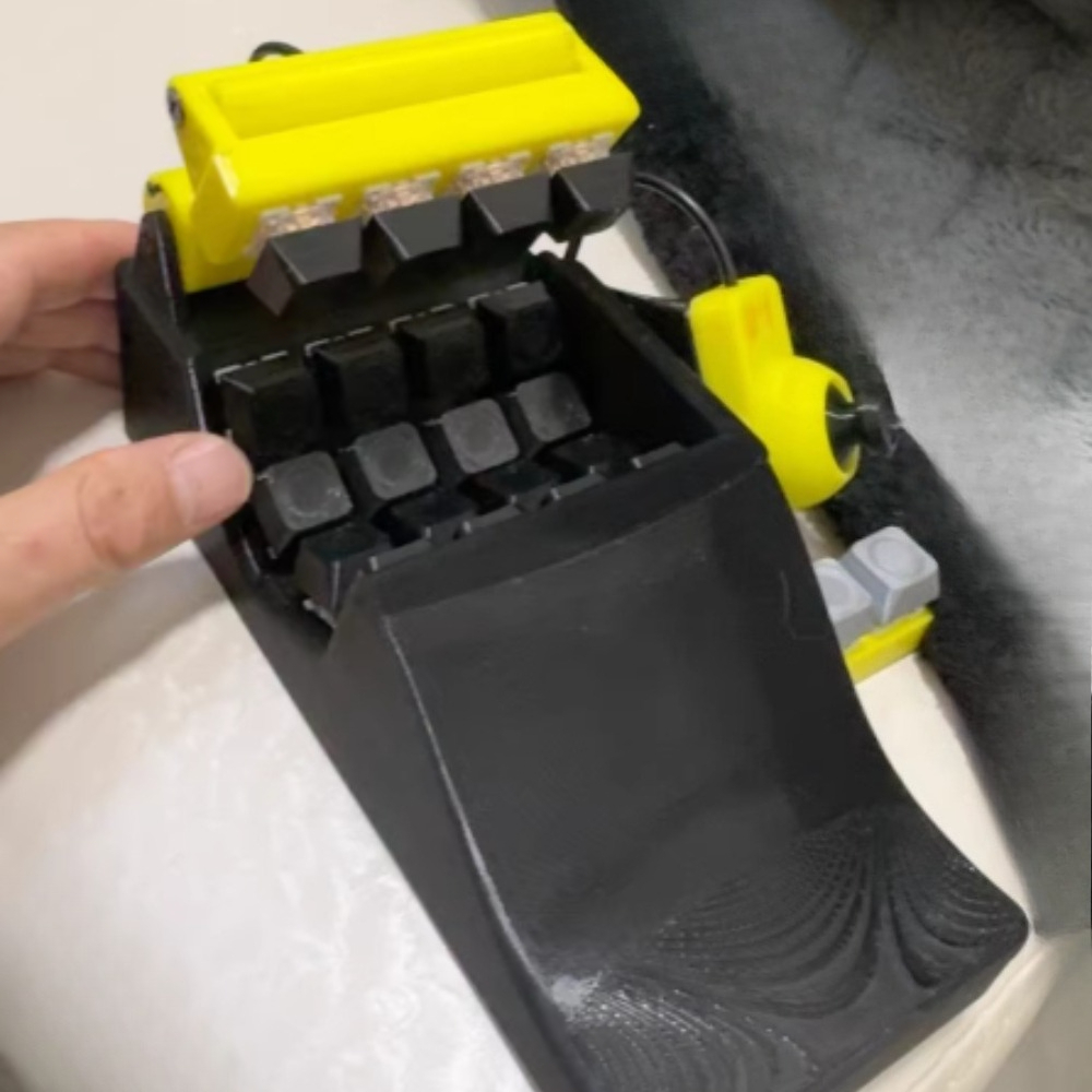 One Handed Gaming Keyboard Cus - огляд і ціна Tablet Accessories 3D Print