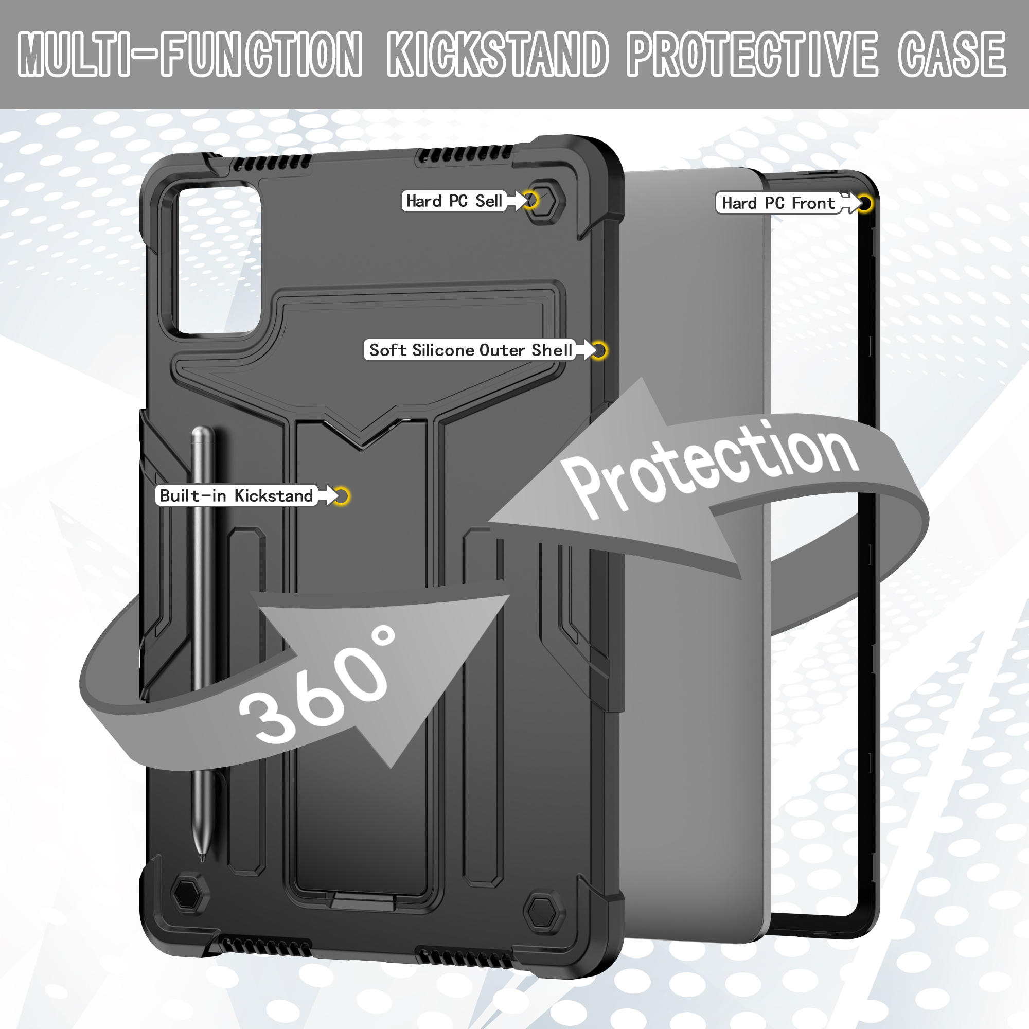 Rugged Stand Case For Lenovo X - огляд і ціна Lenovo Tablet M11 Accessories