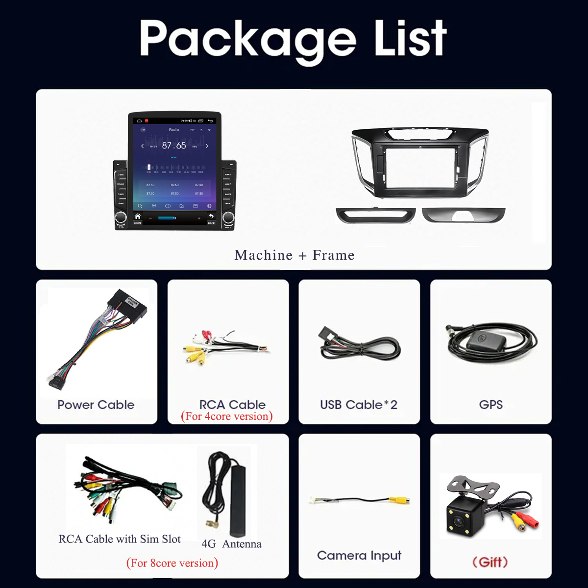 8G+128G Android 14 For Hyundai - огляд і ціна Tablet Danish Mobile & Accessories