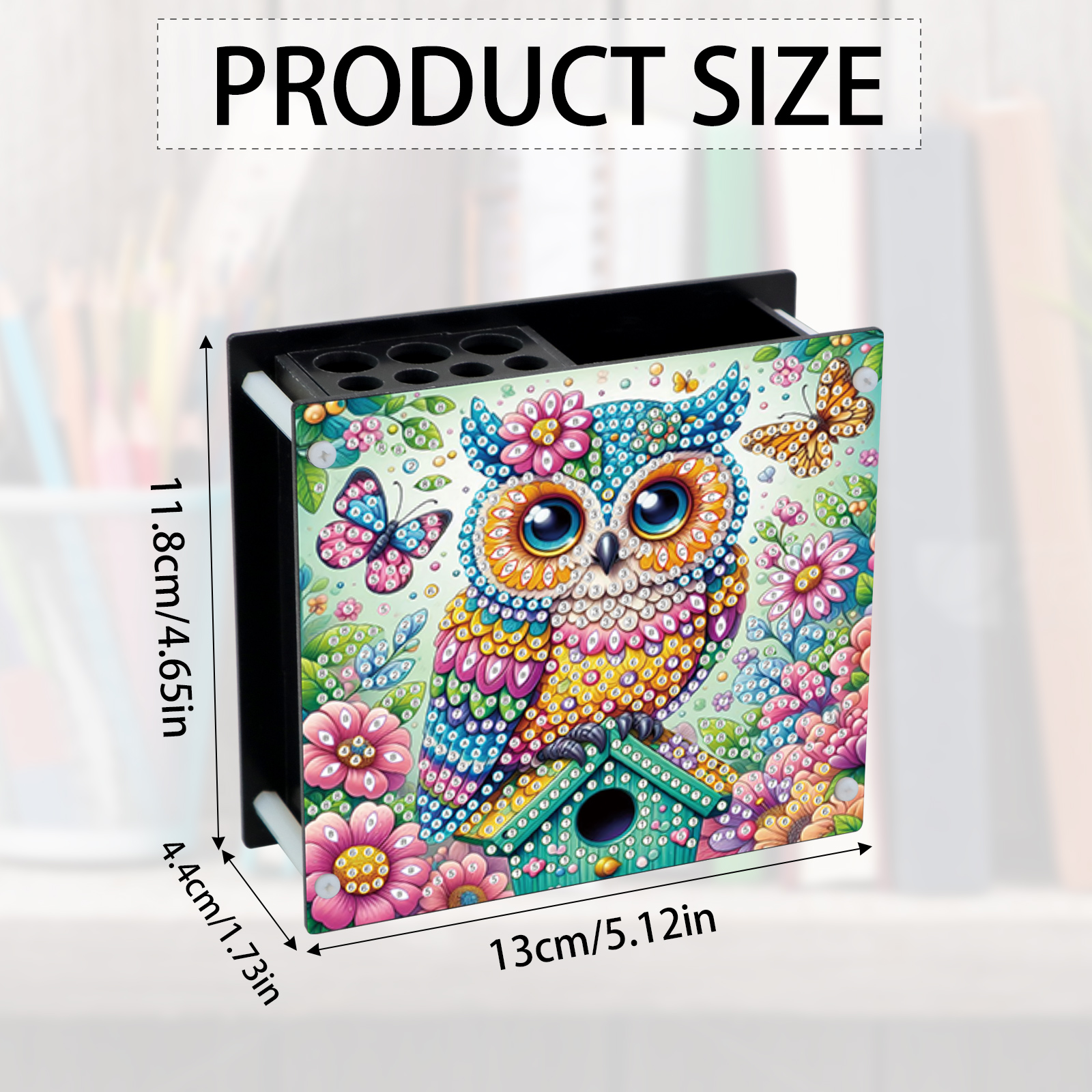 2Pcs Pen Holder Diamond Art Pa - огляд і ціна Case With Pencil Holder