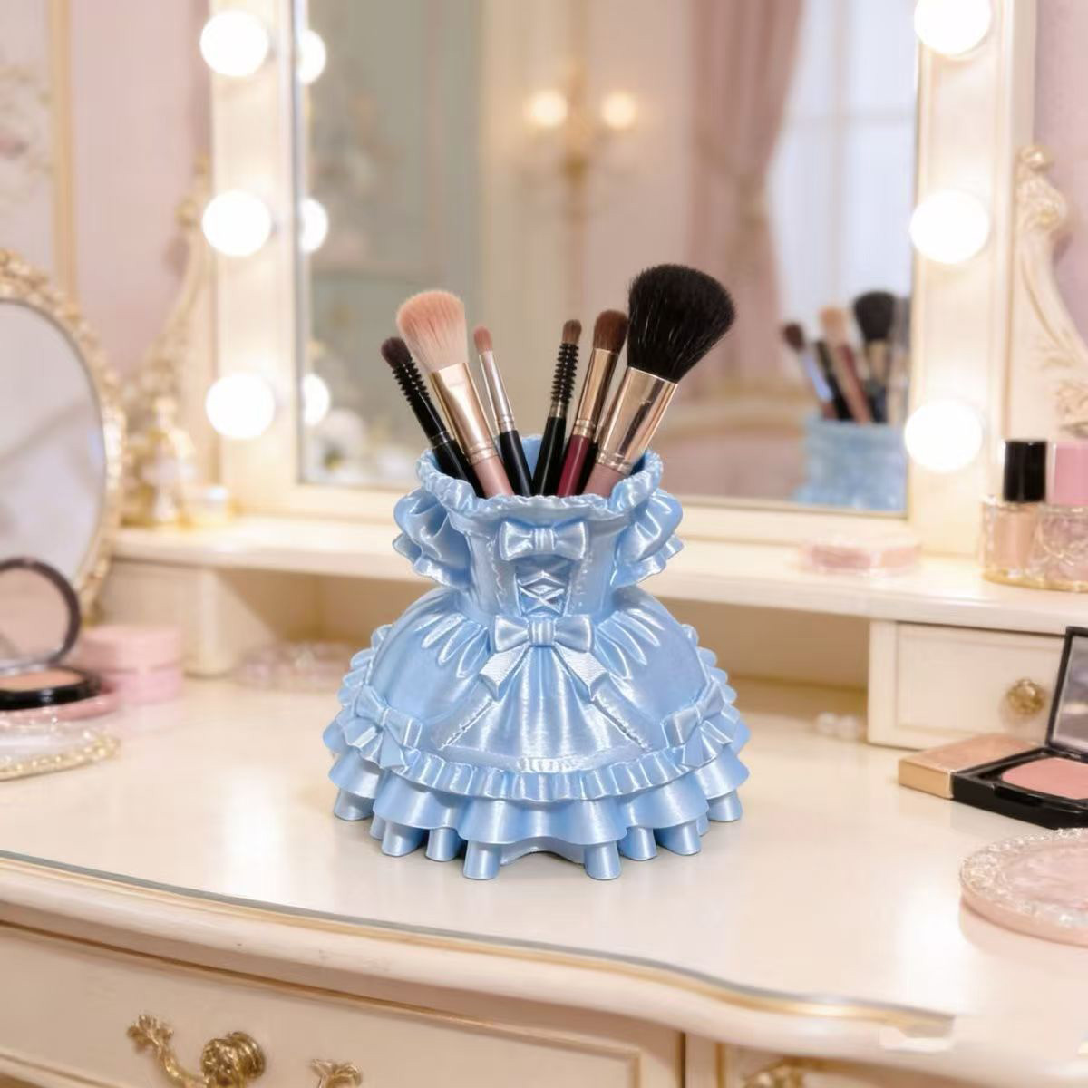 Princess Dress Makeup Brush Ho - огляд і ціна Case With Pencil Holder