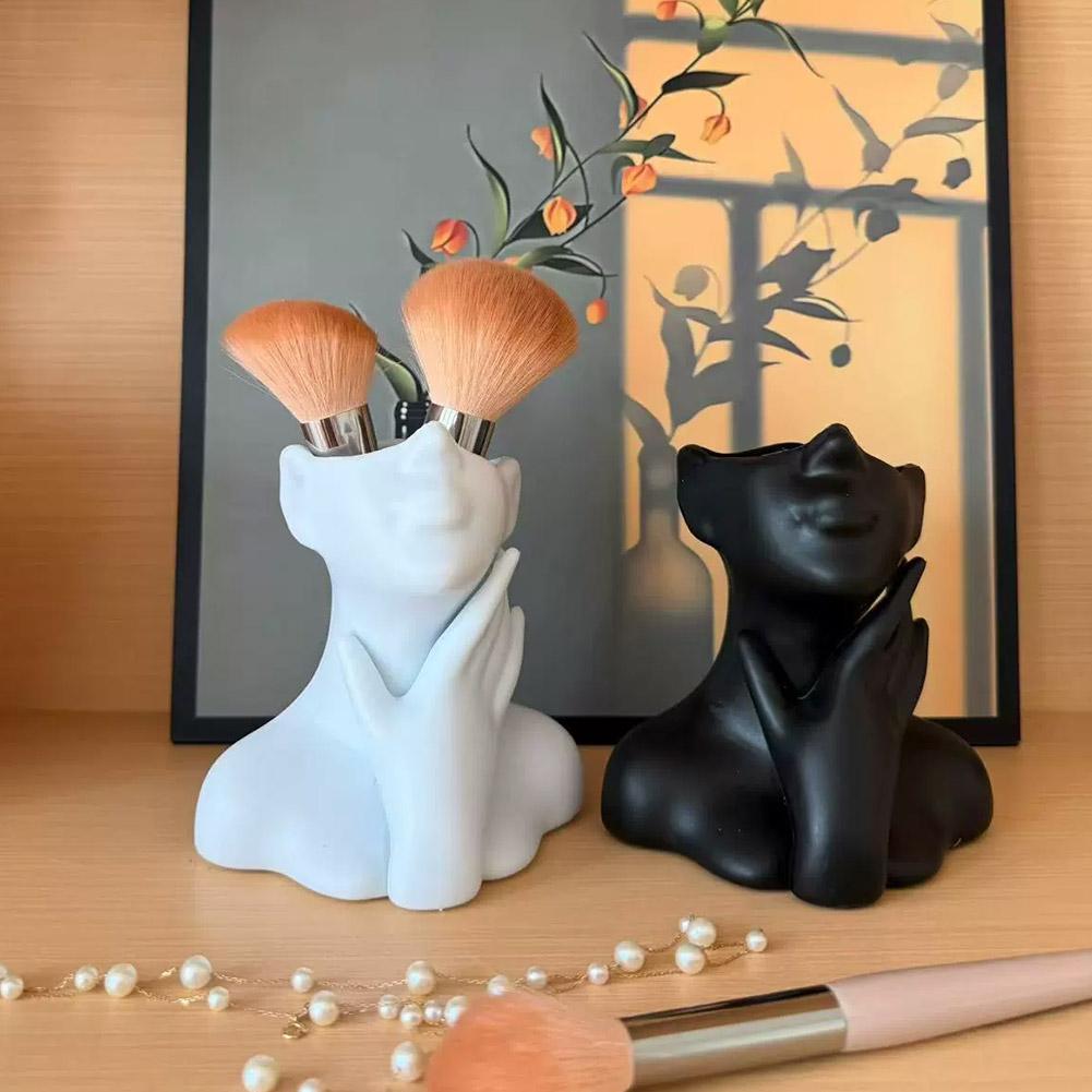 Female Bust Figurine Vase Make - огляд і ціна Case With Pencil Holder